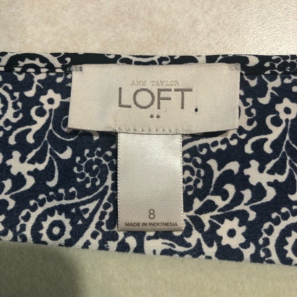 NWOT | Ann Taylor LOFT | Paisley Print Romper - Picture 8 of 8